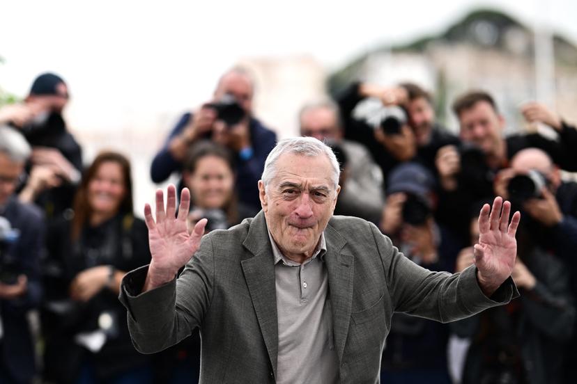 Robert De Niro poses during a photocall for Killers of the Flower Moon