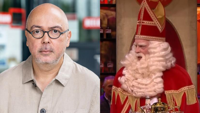 Frans Klein en Marco Louwerens als Sinterklaar
