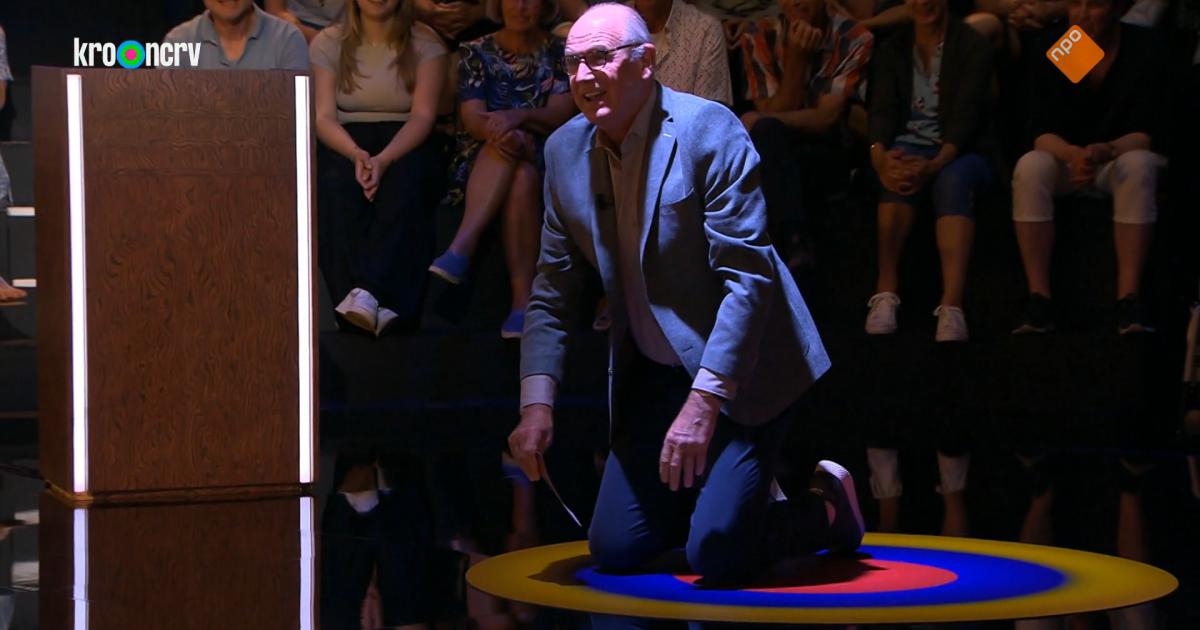 Hilariteit kijkers yogastandje Philip Freriks in De Slimste Mens Veronica Superguide