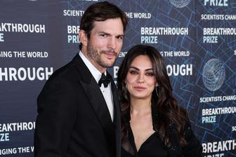 Ashton Kutcher and wife Mila Kunis