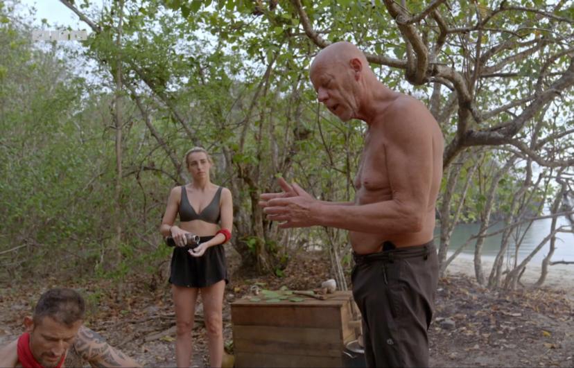 Frits Wester krijgt op z'n donder in Expeditie Robinson