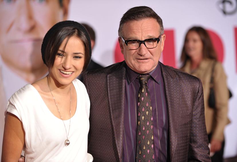 Zelda Williams and Robin Williams