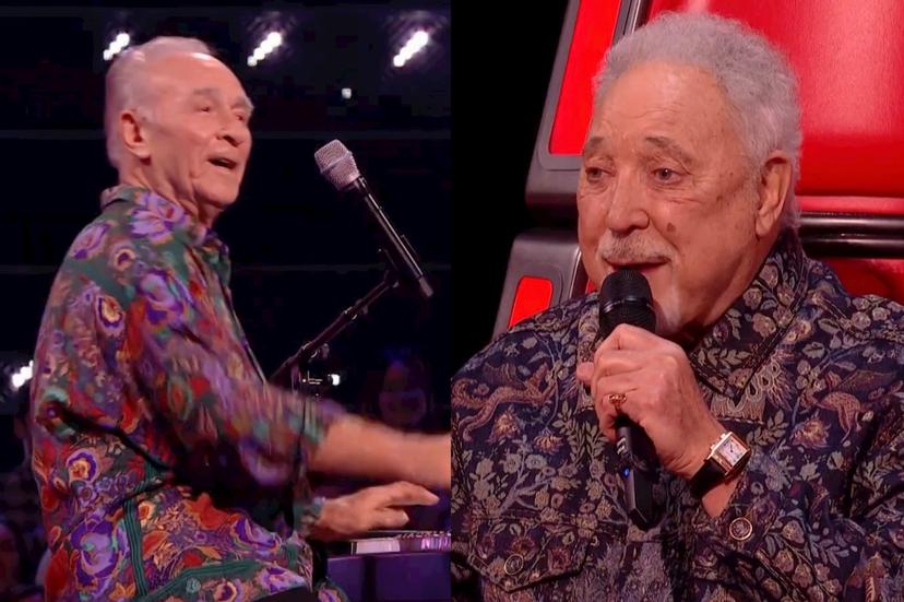 Tom Jones en Stan Urban in The Voice UK