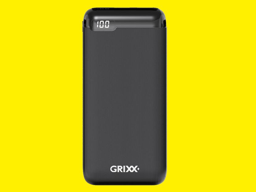 Grixx USB-C 20.000mAh Power Bank Black