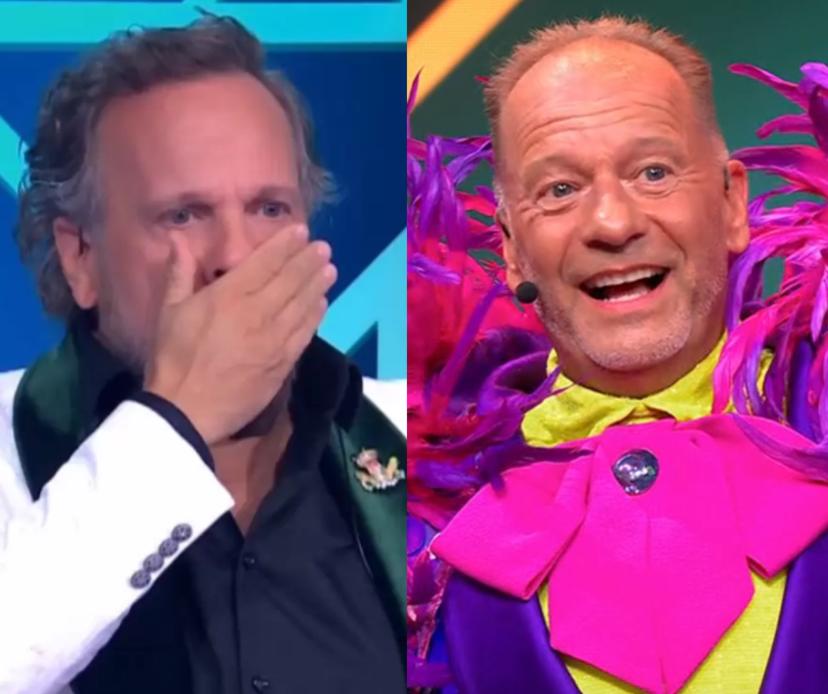 Carlo en Ron Boszhard in The Masked Singer