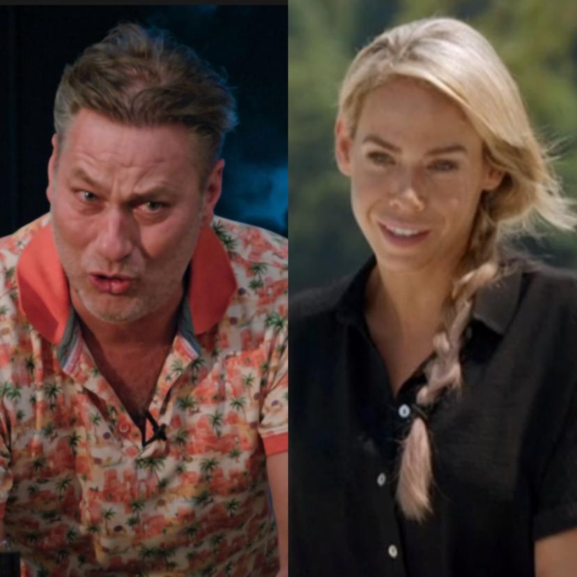 Sander de Kramer in Het Zwaard van Damocles en Nicolette Kluijver in Expeditie Robinson