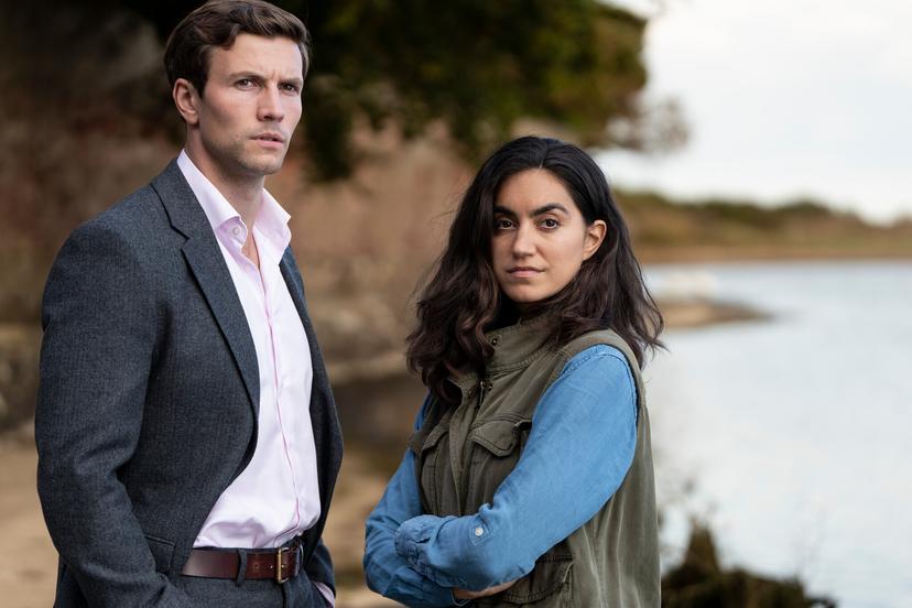 Leo Suter (DI Thomas Lynley) and Sofia Barclay (DS Barbara Havers) -