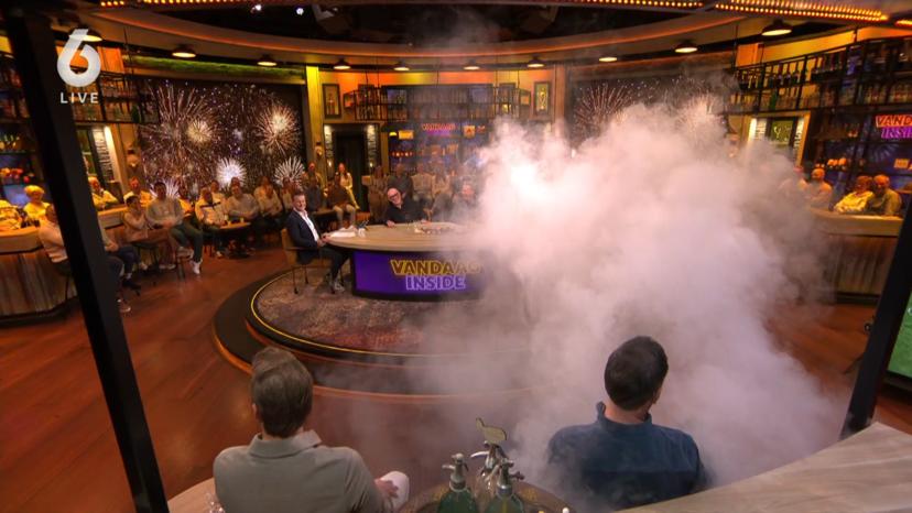 Vuurwerk bij Vandaag Inside