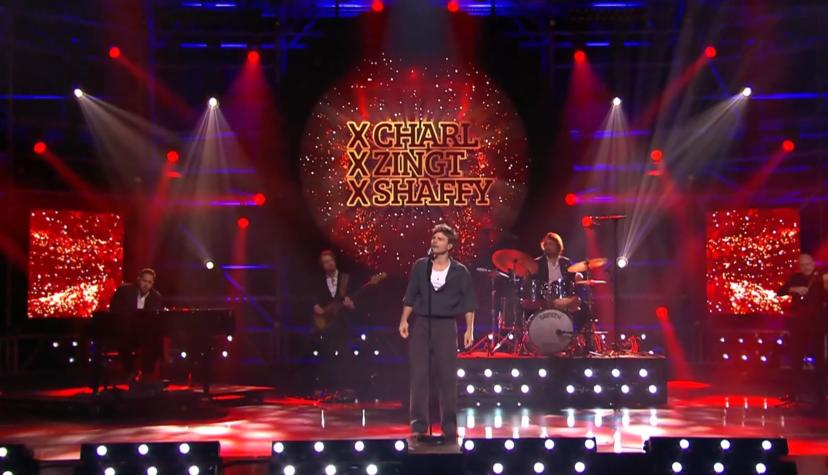 Charl zingt Shaffy in The Tribute: Battle of the Bands
