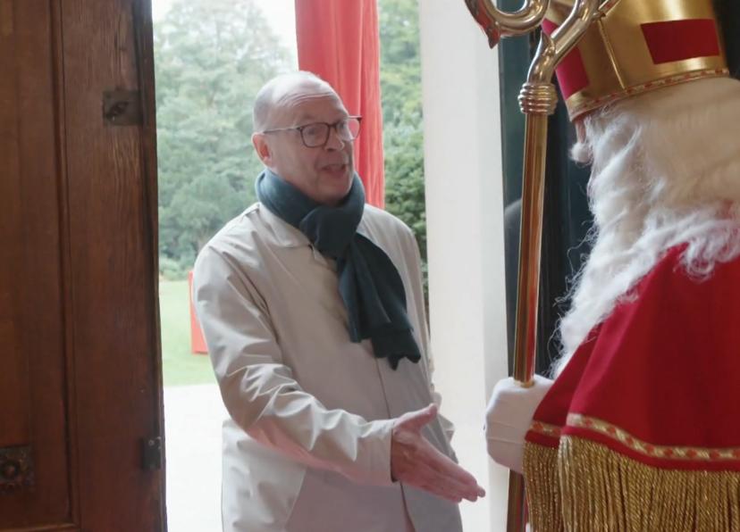 Marco Louwerens, 'het directeurtje' van Vandaag Inside, als Ome Ben in Het Sinterklaasjournaal