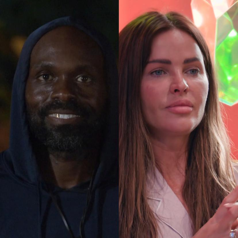 Churandy Martina in Expeditie Robinson en Sylvia Geersen in Het Zwaard van Damocles
