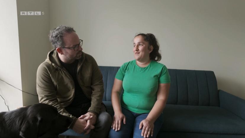 Thijs met Sibel in Recht Door Zeeman