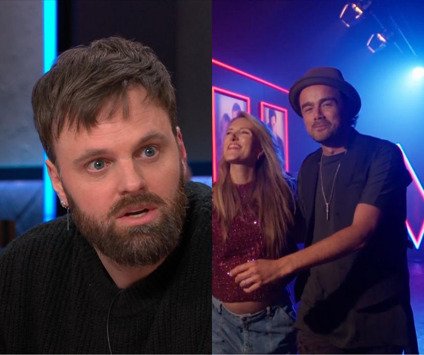 Tim Hofman en de coaches van The Voice of Holland