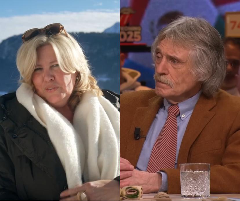 Karine uit Winter Vol Liefde en Johan Derksen 