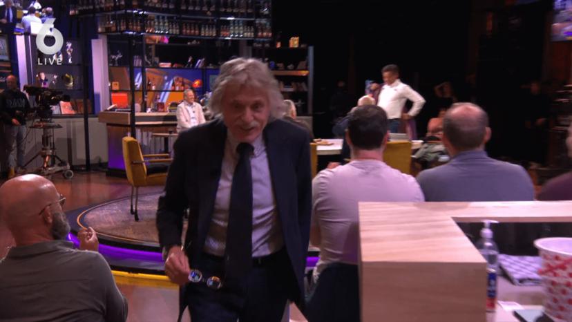 Johan Derksen loopt weg bij Vandaag Inside