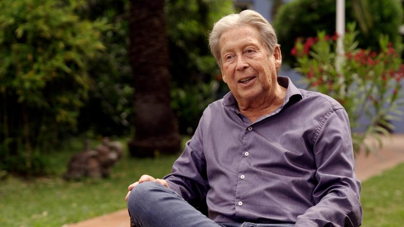 Hans Kazan in de docu Het magische leven van Kazàn. 