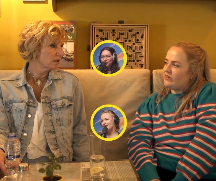 Moeder Marian en Lisette in Winter Vol Liefde