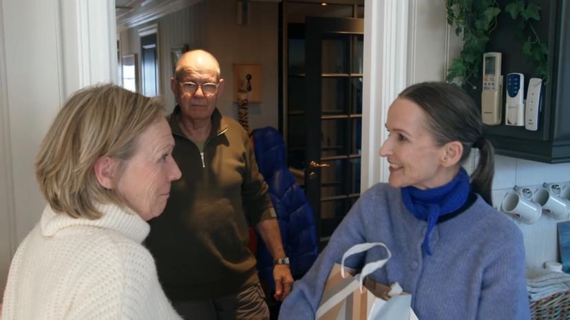 Thérèse met Hans en Iris in Winter Vol Liefde