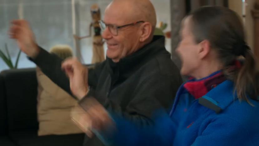 Iris en Hans in Winter Vol LIefde
