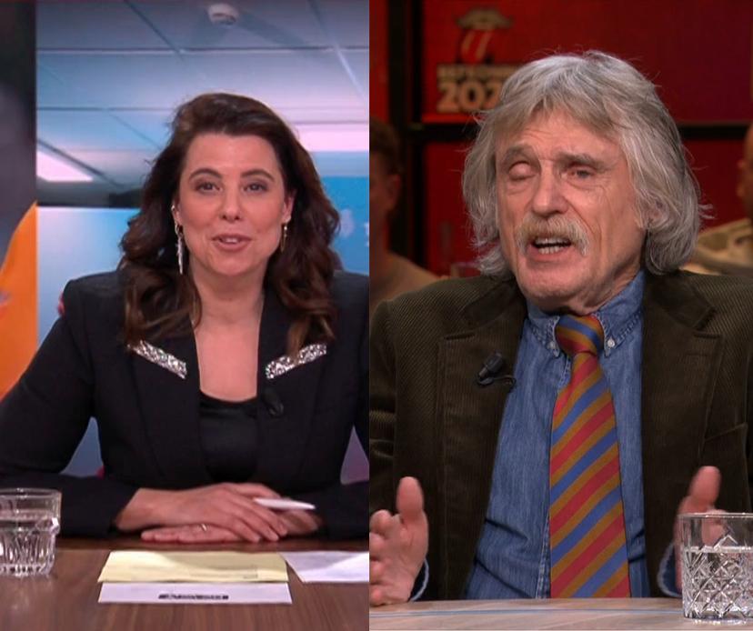 Roos Moggré en Johan Derksen