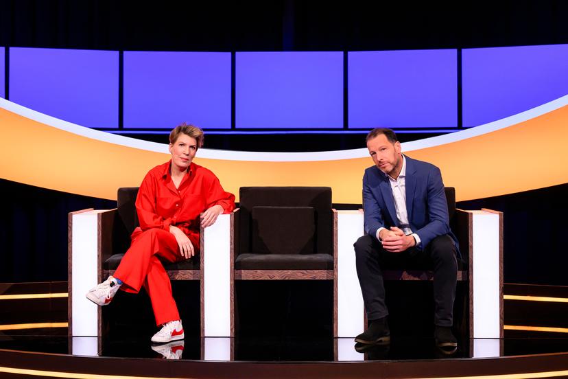 De slimste mens - SHOW - (Nederland - 2026) - S27 - Caption: Paulien Cornelisse en Herman van der Zandt