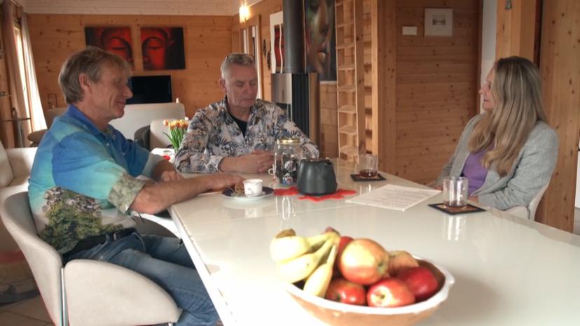 Monique met Freddy en Harm in Winter Vol Liefde
