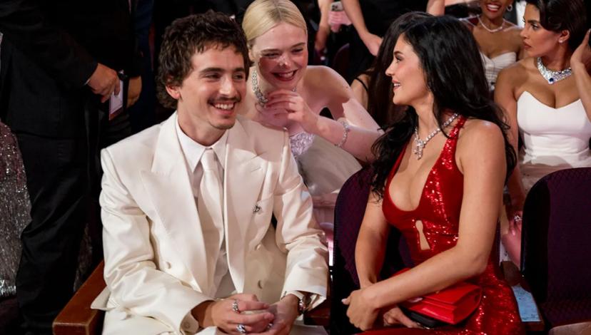 Timothee Chalamet tijdens de Oscars 2026