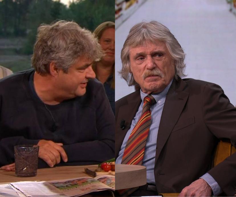 Johan Derksen en Frank Lammers