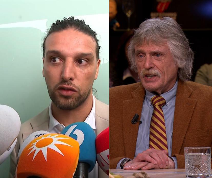 Ali B en Johan Derksen bij Vandaag Inside