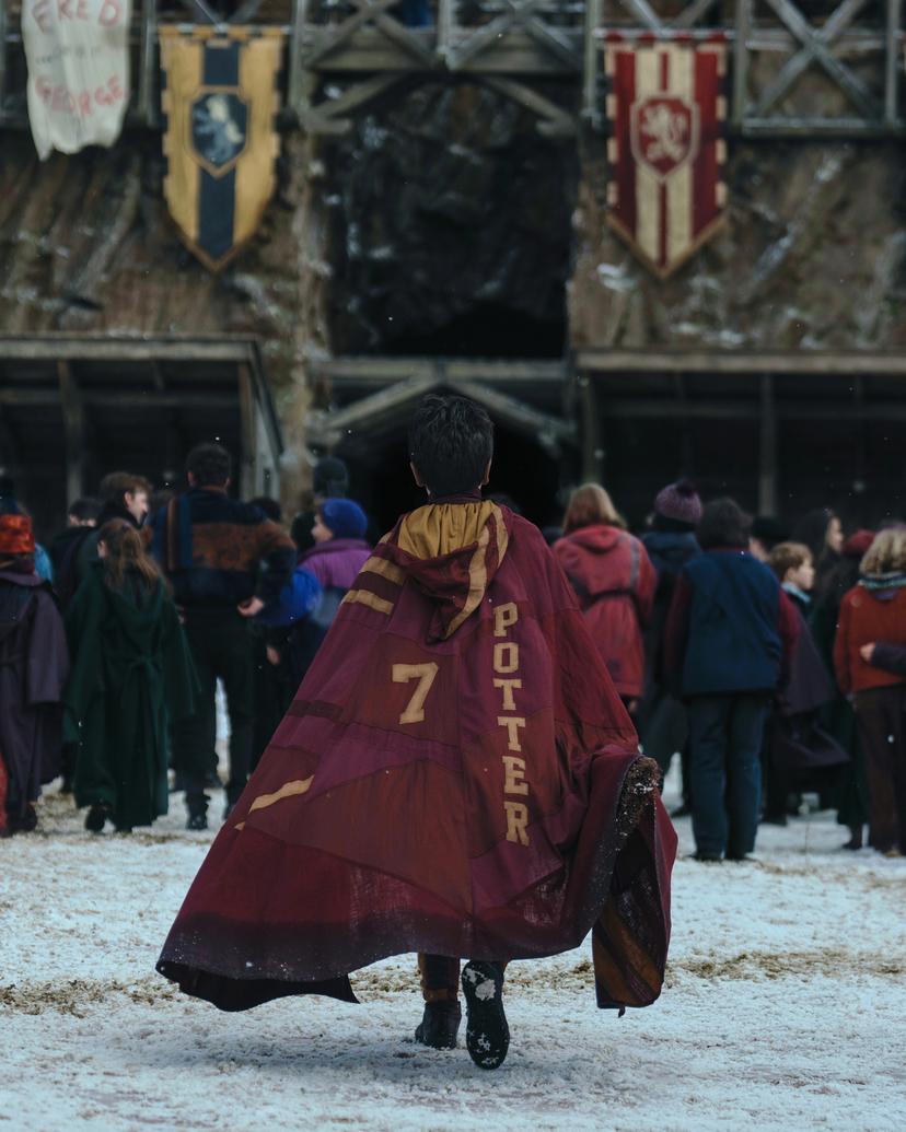 Dominic McLaughlin als Harry Potter in de Harry Potter serie op HBO Masx