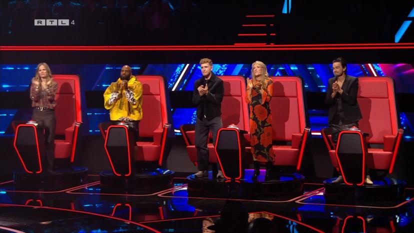 The Voice of Holland TVOH 2026 coaches staande ovatie halve finale