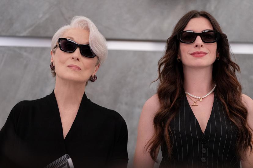 Miranda Priestly (Meryl Streep) and Andie Sachs (Anne Hathaway) in THE DEVIL WEARS PRADA 2