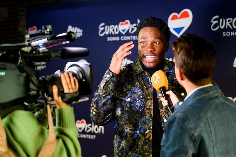 Claude tijdens Eurovisie Songfestival