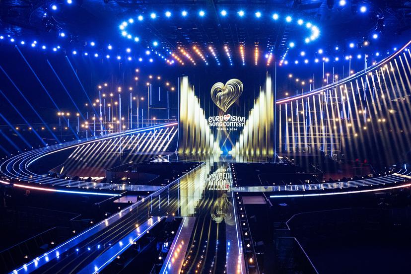 Eurovisie podium in Wenen