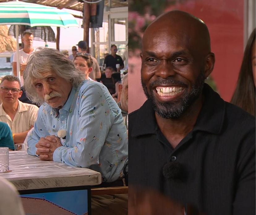 Johan Derksen en Churandy Martina bij Vandaag Inside