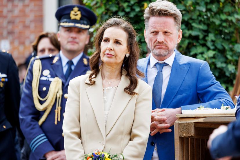 Prins Pieter-Christiaan en Prinses Anita tijdens Koningsdag 2026 in Dokkum.