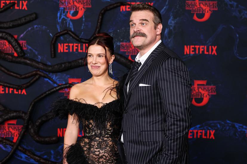David Harbour Millie Bobby Brown