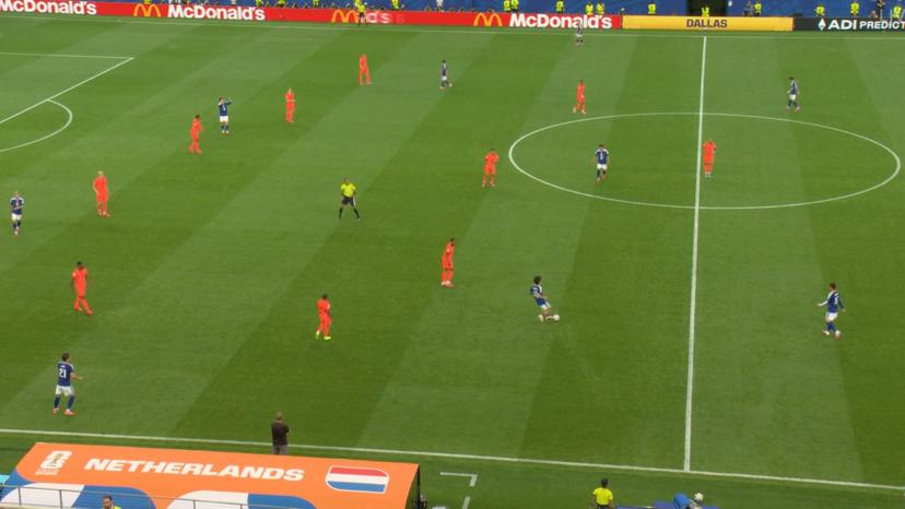 Nederland op het WK voetbal tegen Japan
